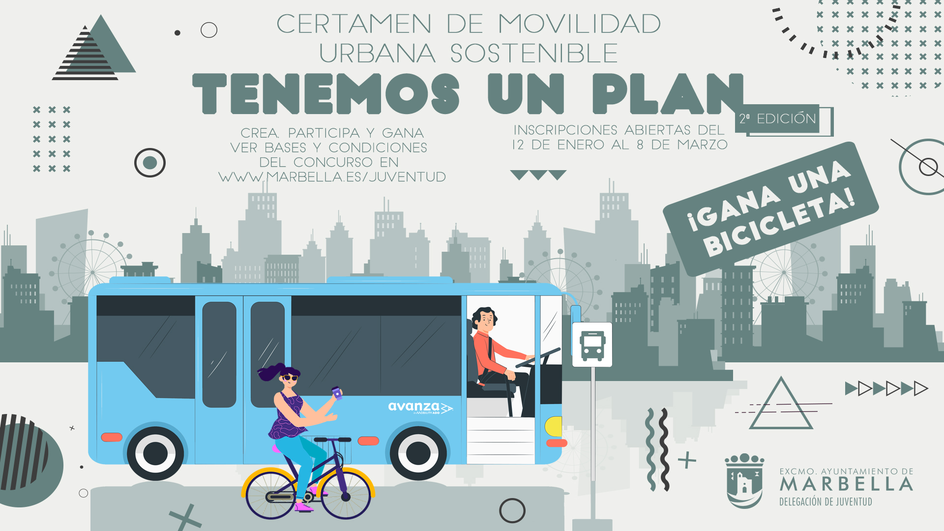El Ayuntamiento abre el plazo de inscripción para participar en la segunda edición de ‘Tenemos un Plan’ con la finalidad de concienciar sobre la movilidad urbana sostenible